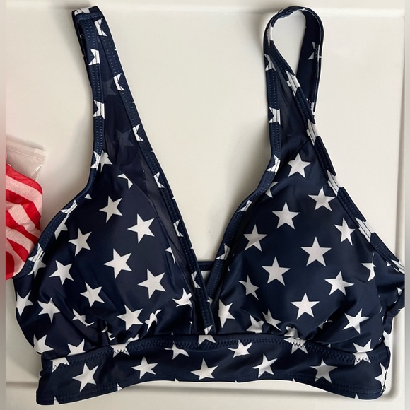 American Flag Patriotic Star Stripe Tankini Set - Picture 2 of 13